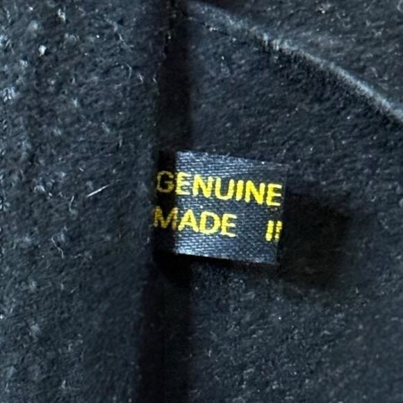 Vintage Black Eel Skin Briefcase High Polish Double Handle Full Zip - Picture 10 of 16